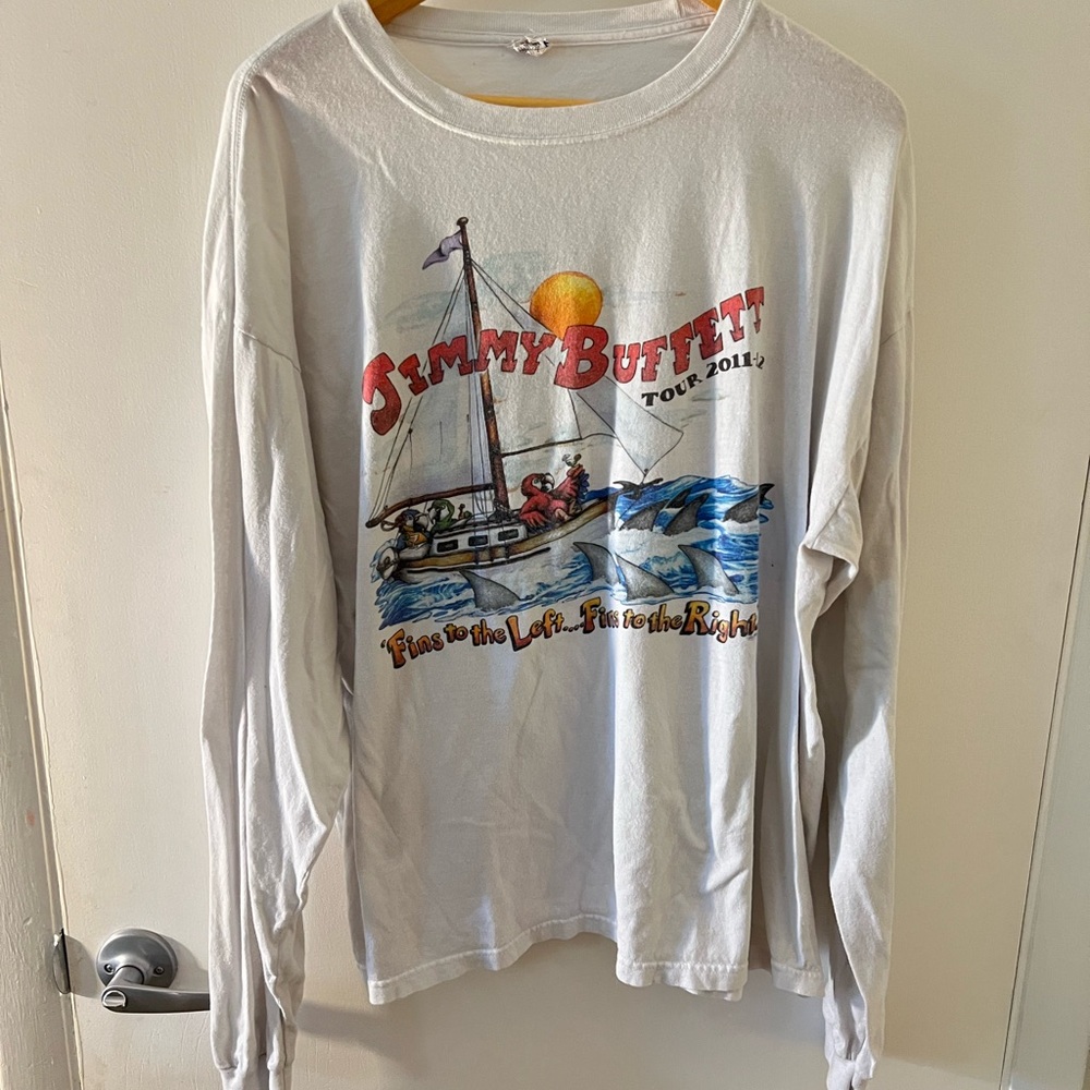 Vintage Jimmy Buffett Tour 2011-2012 Long Sleeve Shirt